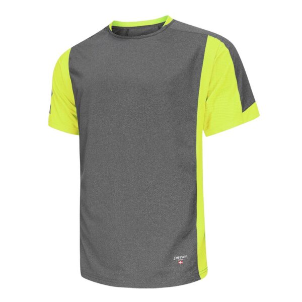 [MP205_G/S] T-shirt Pesso Breeze MP205_G, grey/yellow (S)