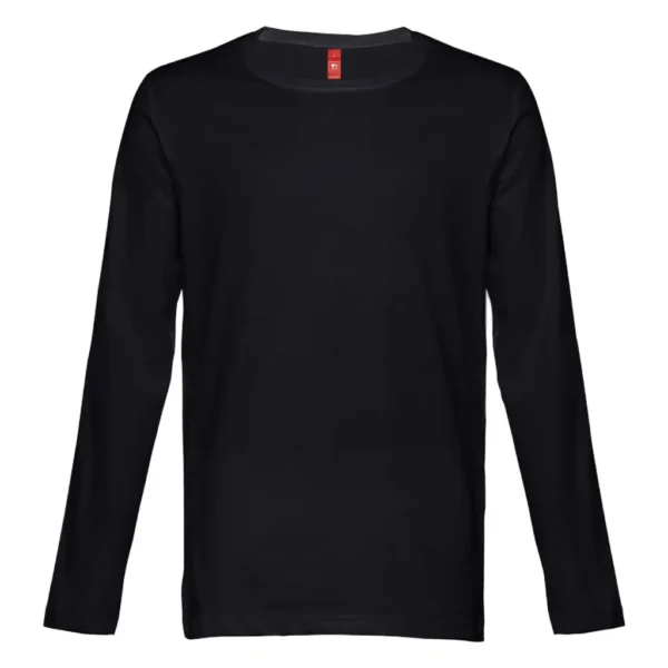 [BUCHARESTJ/S] Men's long-sleeve T-shirt, 150 g/m² THC Bucharest, black (S)