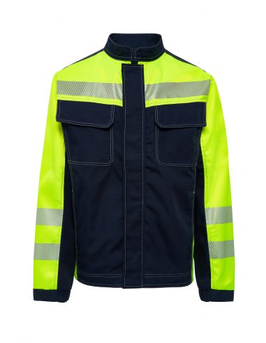 [CW-VYRISKAS-DARBO-SVARKAS-CANVAS-STAR-HI-GELTONA-T-ME-44-46-S] Vīriešu Darba jaka | Canvas Star Hi-Vis (44-46 (S))